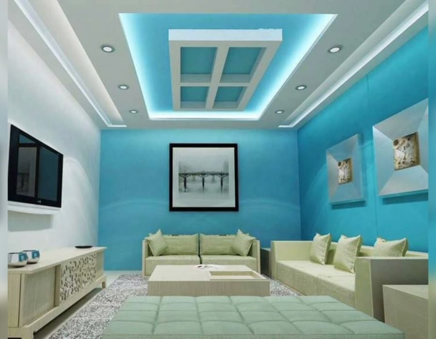 false ceiling and light partition installation